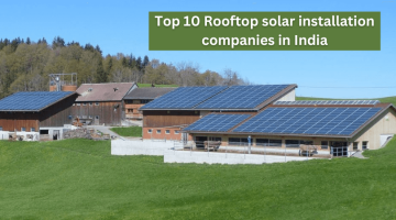 Top 10 Rooftop solar Installation companies in India