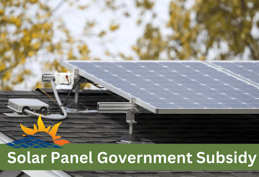 Solar panel government subsidy 